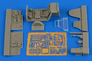 Aires 4685 Bf 109G-6 (late) cockpit set 1/48 EDUARD