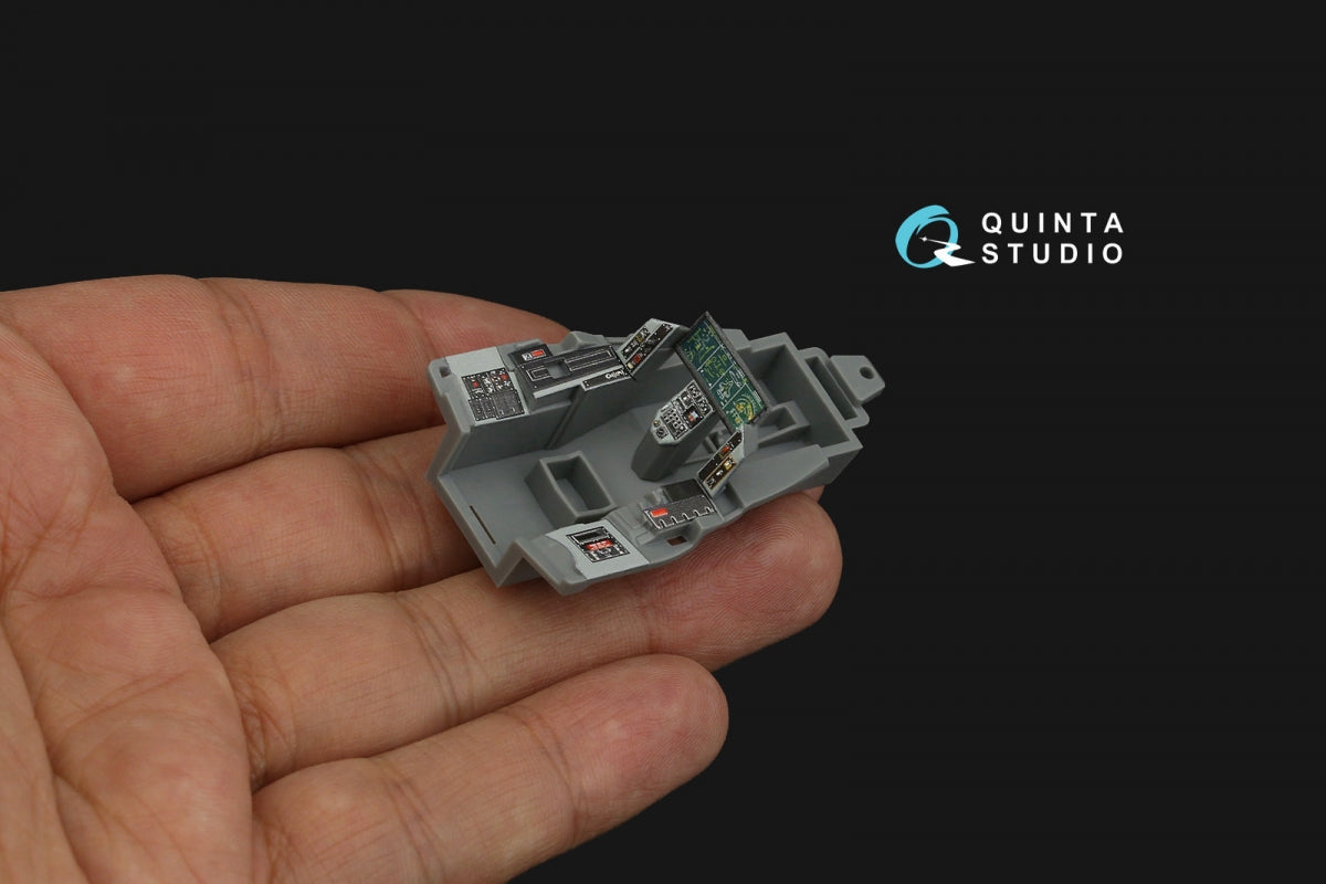 Intérieur imprimé en 3D et coloré sur papier décalcomanie Quinta Studio QD48288 F-35A (Tamiya) 1/48 – image 13