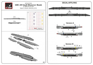 Armory Models ACA7303 GBU-39 SDB w/ BRU-61/A carriage system 1/72 – Bild 9