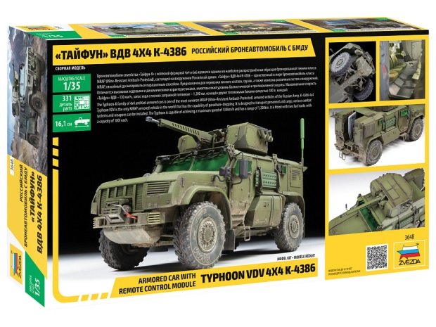 Zvezda 3648 Typhoon VDV 4x4 K-4386 1/35 – Bild 2