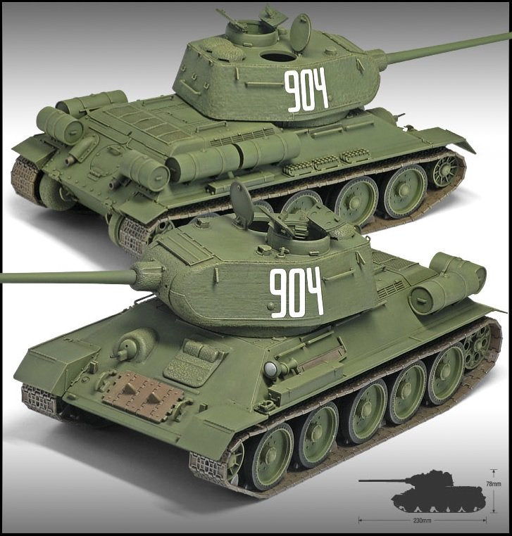 Academy 13290 T-34/85 No.112 Factory Production 1/35 – Bild 2