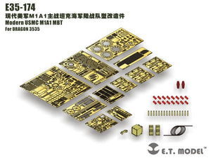 E.T. Model E35-174 Modern USMC M1A1 MBT (For DRAGON 3535) 1/35