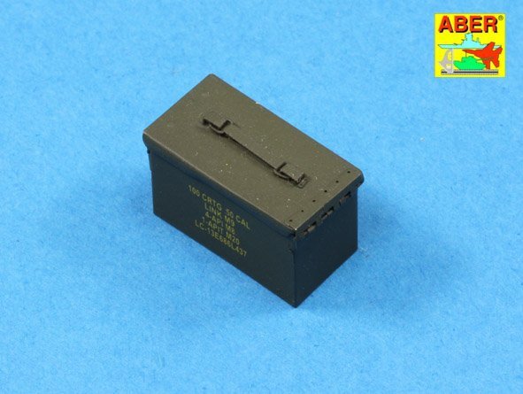 Aber 16047 50 cal. Ammunition with M2A1 box set for U.S. M2 Machine Gun 1/16 – zdjęcie 9