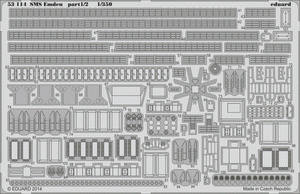 Eduard 53114 SMS Emden part 1 REVELL 1/350 – Bild 2