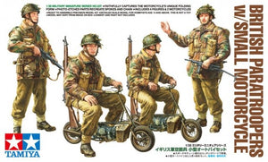 Tamiya 35337 British Paratroopers w/Small Motorcycle 1/35