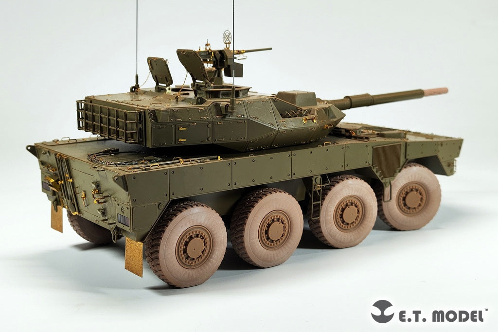 E.T. Model P35-129 JGSDF TYPE 16 Maneuver Combat Vehicle Sagged wheels and Muzzle Brake For TAMIYA Kit 1/35 – immagine 7