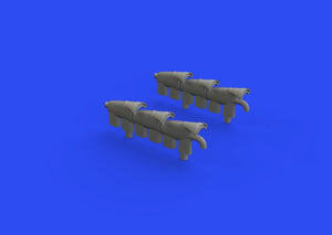 Eduard 672250 Spitfire Mk. Vc exhaust stacks for Airfix 1/72 – immagine 3