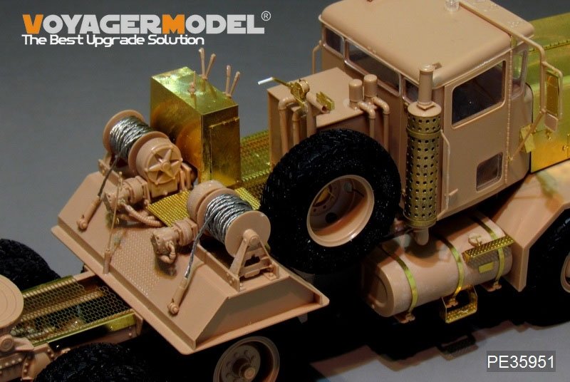 Voyager Model PE35951 Modern US Army M911 C-HET &amp;amp;M747 Heavy Equipment Semi-Trailer For MENG SS-013 1/35 – Bild 19
