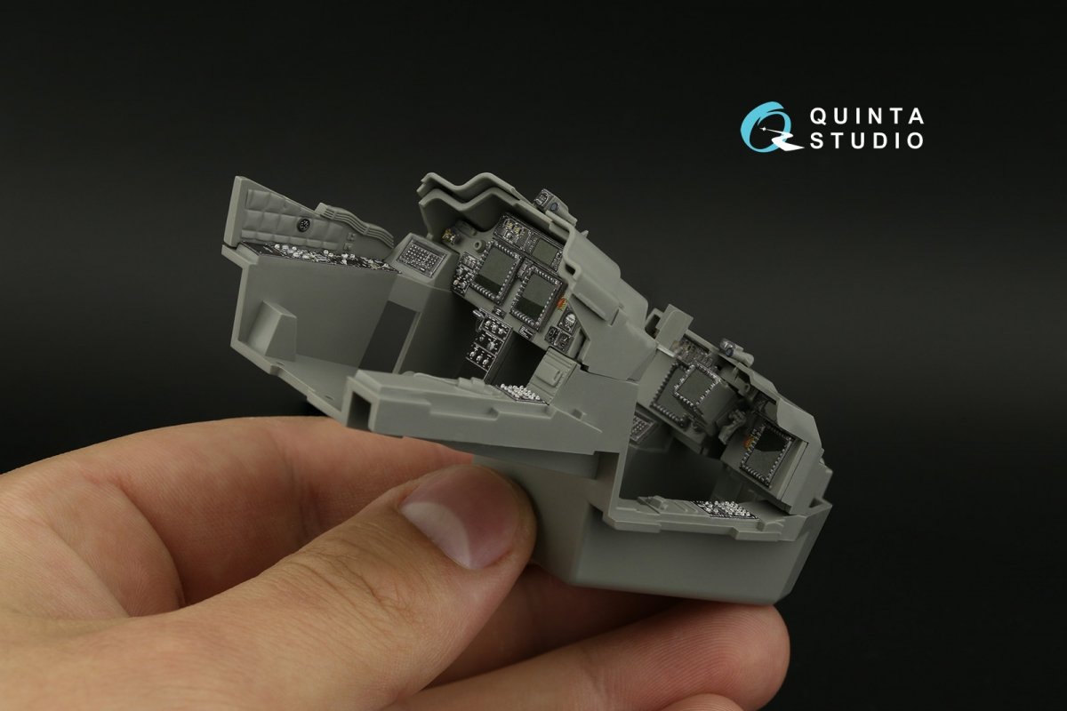 Quinta Studio QDS-35099 AH-64E 3D-Printed &amp;amp; coloured Interior on decal paper (Takom) (Small version) 1/35 – Bild 3