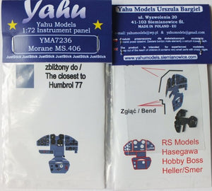 Yahu YMA7236 MS.406 (RS) 1/72