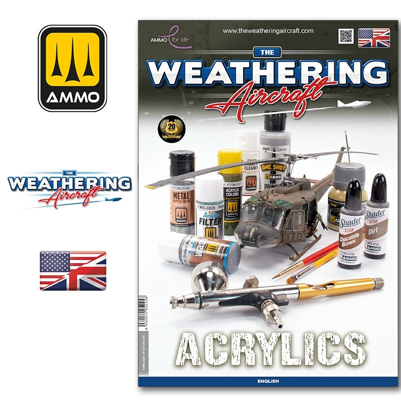 Ammo by Mig 5225 THE WEATHERING AIRCRAFT 25 - Acrylics (English)