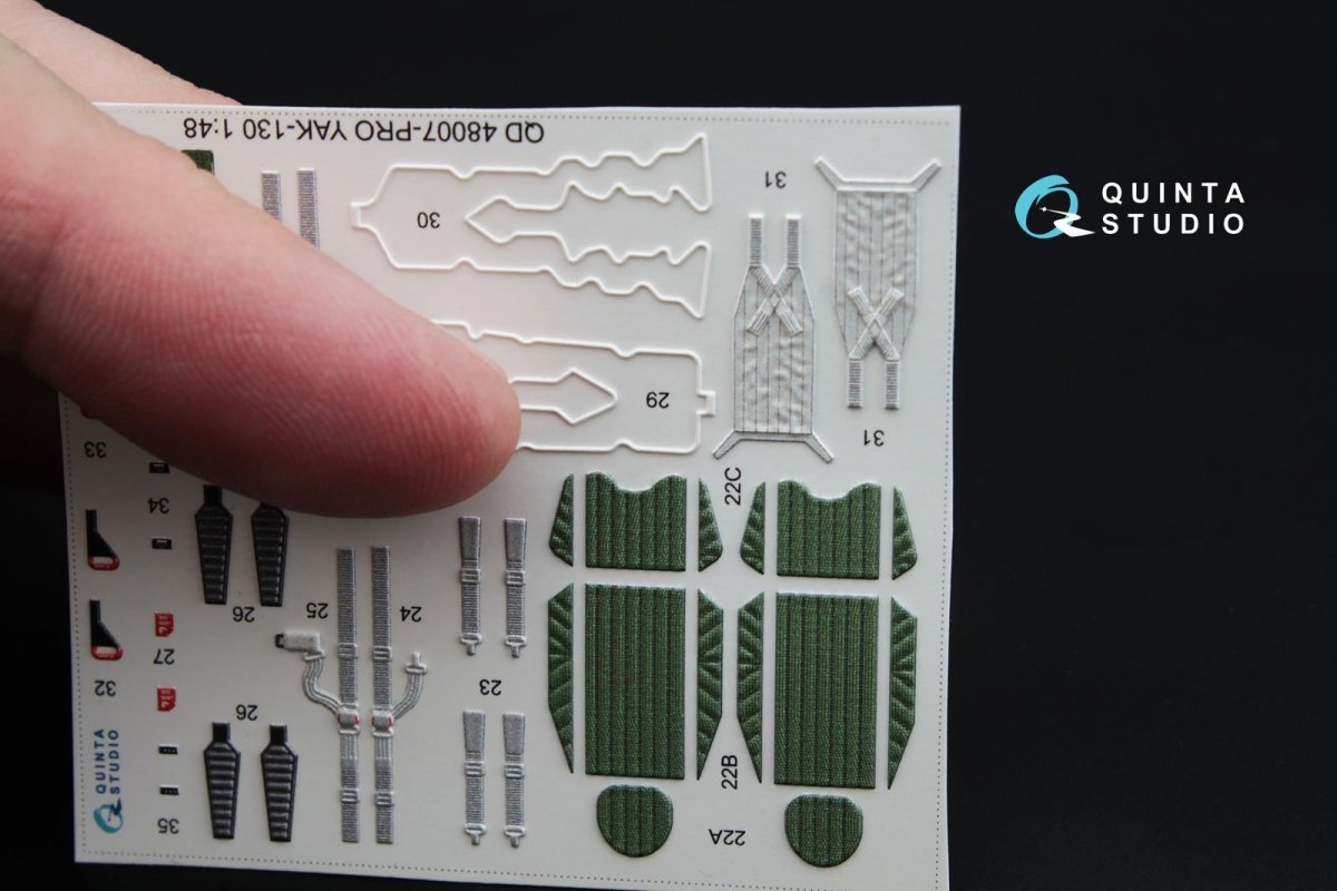 Quinta Studio QD48007 Yak-130 3D-Printed &amp;amp; coloured Interior on decal paper (for Zvezda kits) 1/48 – Bild 3