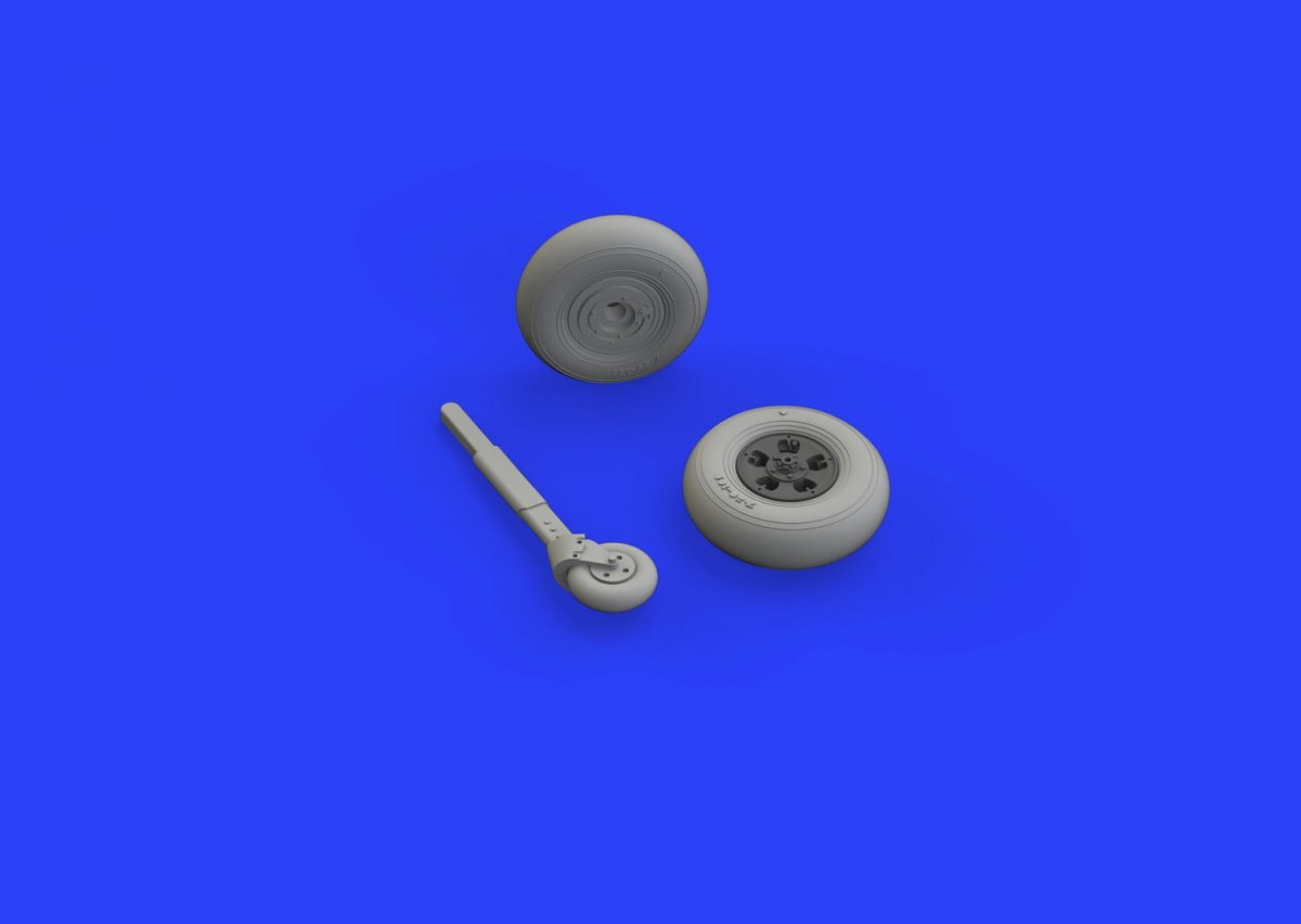 Eduard 648455 Spitfire Mk. I wheels 1/48 TAMIYA – imagen 3