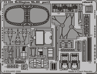 Eduard 73320 Wellington Mk. III S. A. 1/72 TRUMPETER – zdjęcie 3