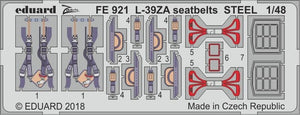 Eduard FE921 L-39ZA seatbelts STEEL TRUMPETER 1/48