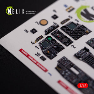 KELIK K48017 A-10C &amp;quot;Thunderbolt&amp;quot; interior 3D decals for Academy kit 1/48 – image 2