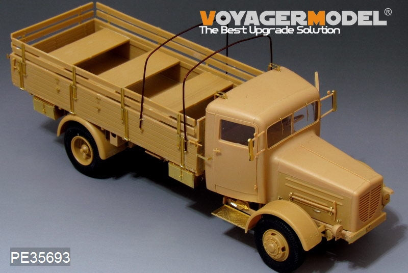 Camion cargo allemand Bussing Nag L4500A 4x4 de la Seconde Guerre mondiale, modèle Voyager PE35693, pour AFV 35270, échelle 1/35 – image 7