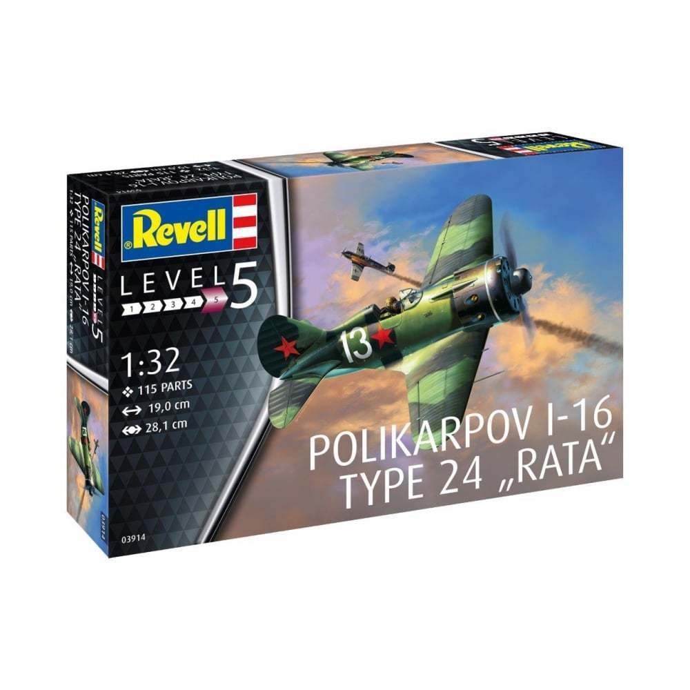 Revell 03914 Polikarpov I-16 type 24 Rata 1/32