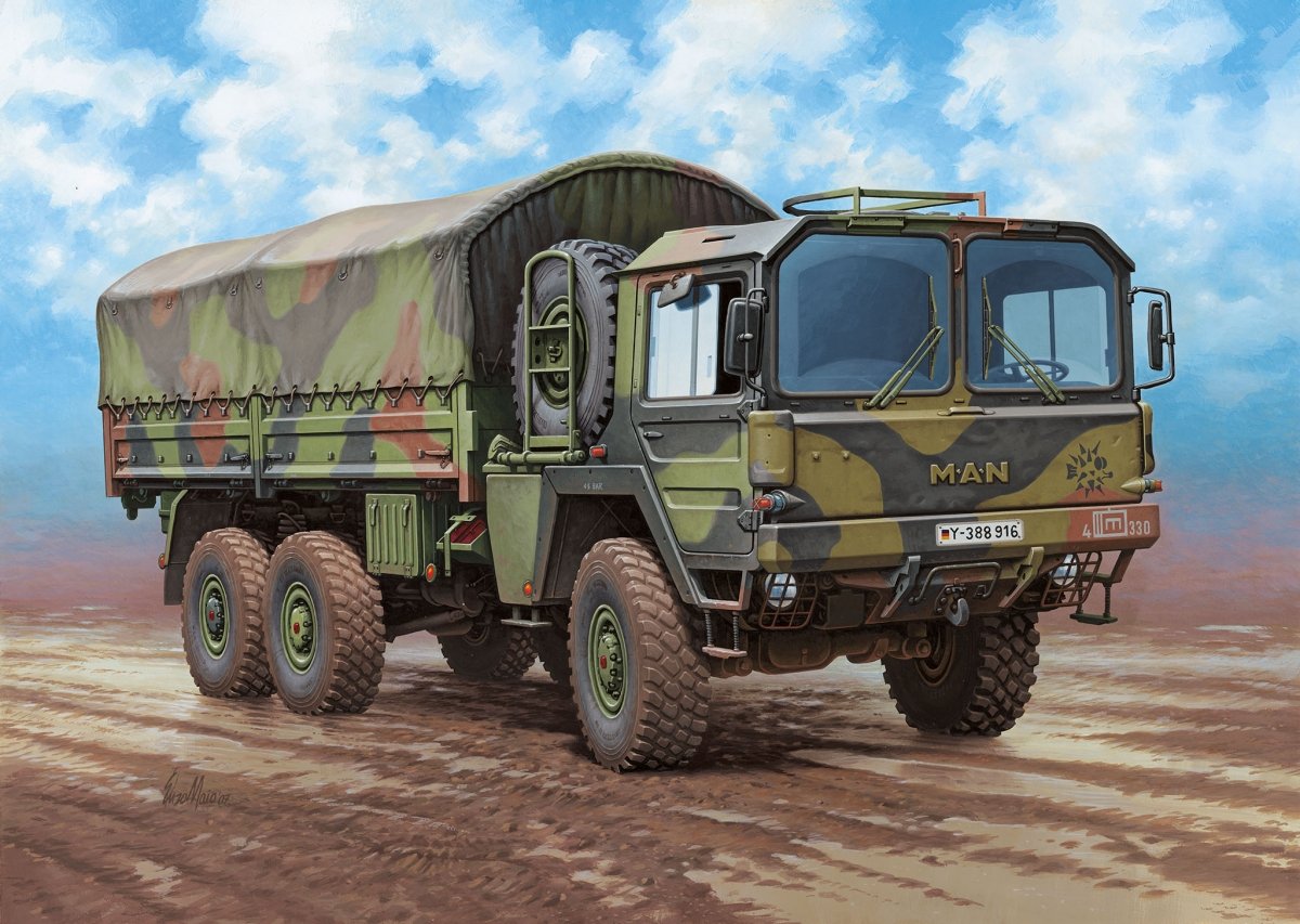 Revell 03291 MAN 7t. milgl 6x6 1/35 – image 3