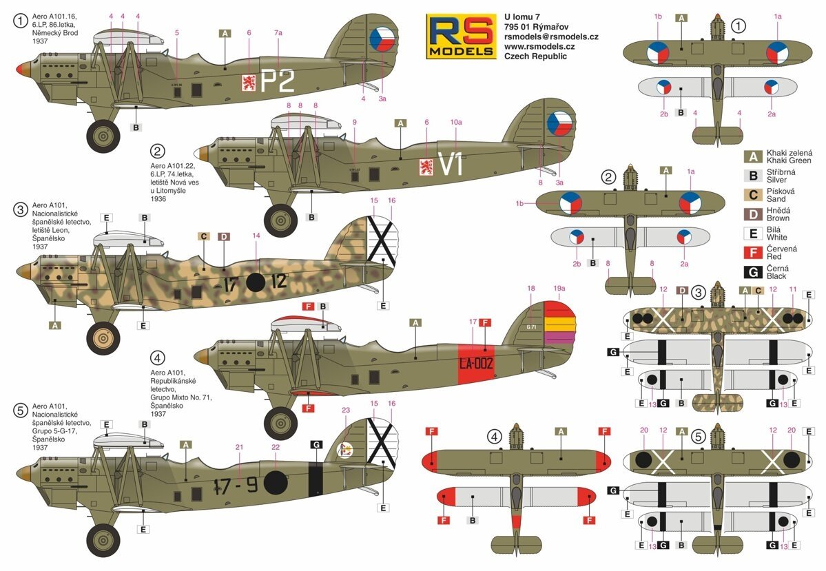 Rs Models 92260 Aero A-101 1/72 – Bild 3
