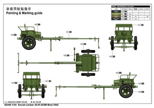 Trumpeter 02345 Soviet Limber 52-R-353M Mod.1942 – imagen 3