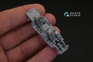 Intérieur imprimé en 3D et coloré sur papier décalcomanie Quinta Studio QD72025 F-14A (pour kit GWH) 1/72 – image 8
