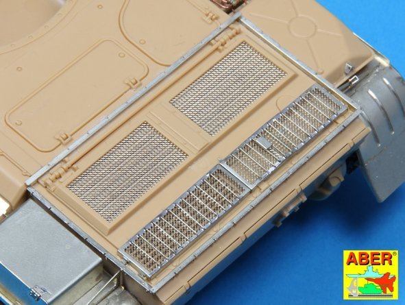 Aber 35G28 Grilles for Russian tank T-55 also Tiran 5 1/35 – immagine 3