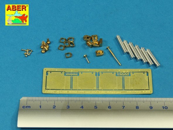 Aber 35L-196 Barrels for British WWI Tank Mk.I Female or 0.303 Vickers gun x 4 8mm Hotchkiss m.1909 x 1 1/35 – Bild 2