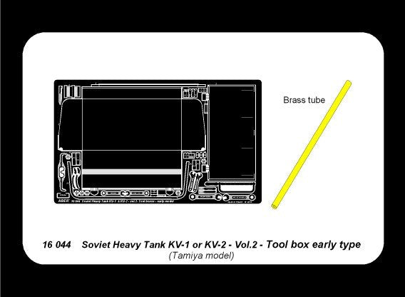 Aber 16044 Russian Heavy Tank KV-1 or KV-2 vol 2 - Tool boxes early 1/16 – Bild 8