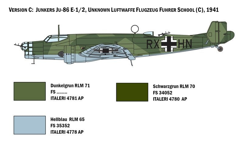 Italeri 1391 JU 86 E1/E2 1/72 – immagine 5
