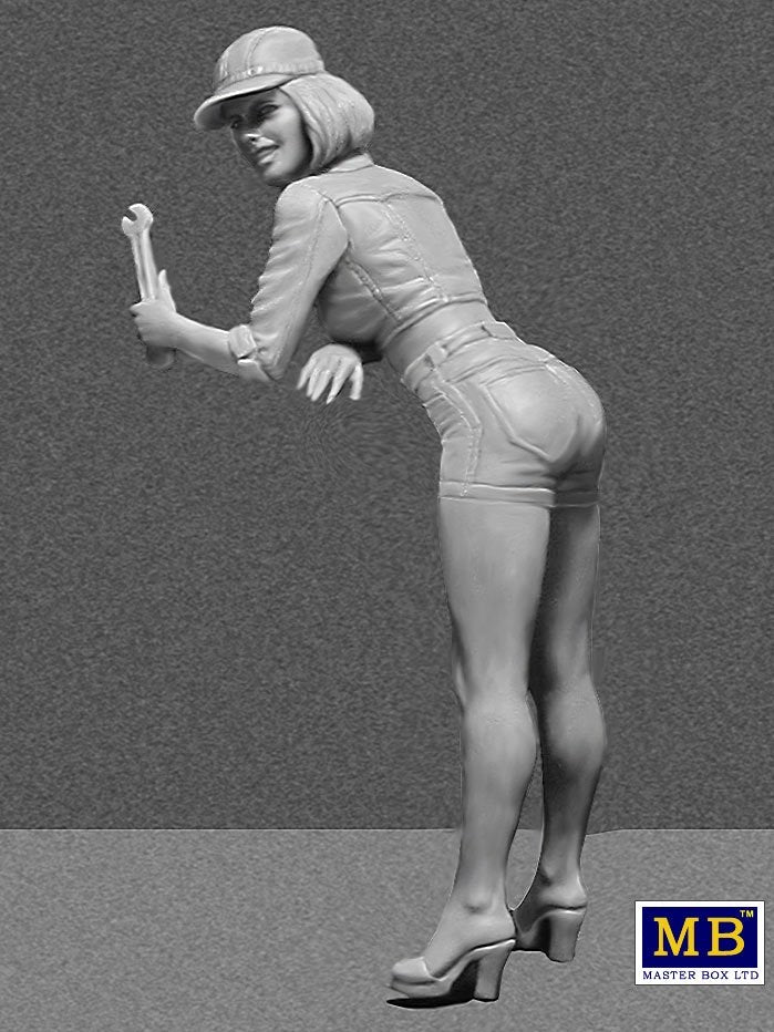 Master Box 24016 Pin-up series. &amp;quot;A short stop&amp;quot;. Kit No. 2 1/24 – immagine 4