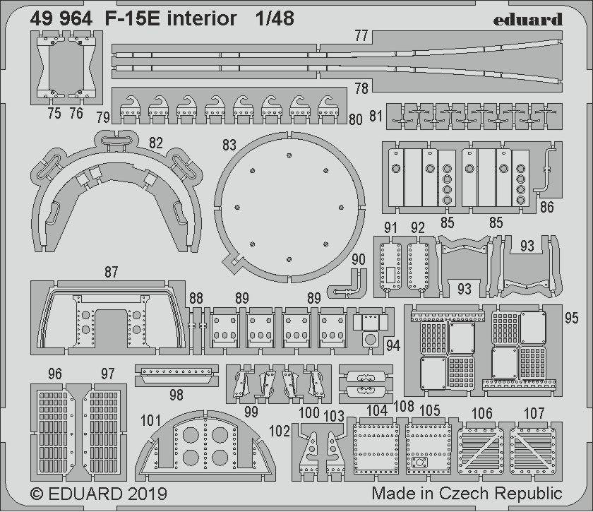 Eduard 49964 F-15E interior 1/48 GREAT WALL HOBBY – Bild 2