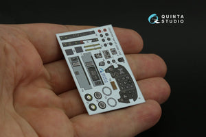 Quinta Studio QD32159 Yak-9 T/K 3D-Printed &amp;amp; coloured Interior on decal paper (ICM) 1/32 – immagine 10