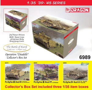 Dragon 6989 The Battle of Kursk (5 July 1943 - 23 Aug 1943) - Operation &amp;quot;Zitadelle&amp;quot; Collector&amp;#39;s Box Set 1/35
