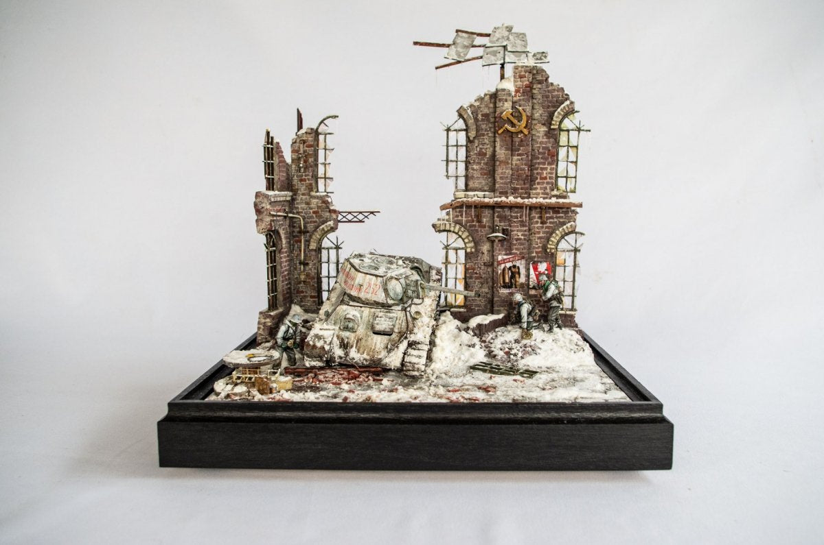 RT-Diorama 35302 Diorama-Base: &amp;quot;Wintergewitter&amp;quot; Operation Winter Storm 1/35 – imagen 14