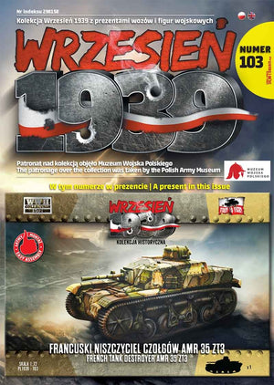 Premier chasseur de chars français PL103 AMR35 ZT3 1/72