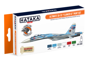 Hataka HTK-CS83 Ultimate Su-33 Flanker-D paint set 6x17ml