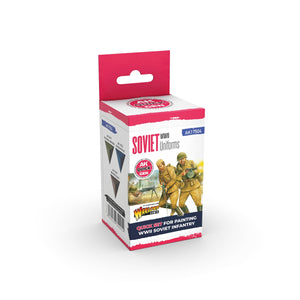 AK Interactive AK17504 SOVIET WWII UNIFORMS – QUICK GEN SET 3x18ml