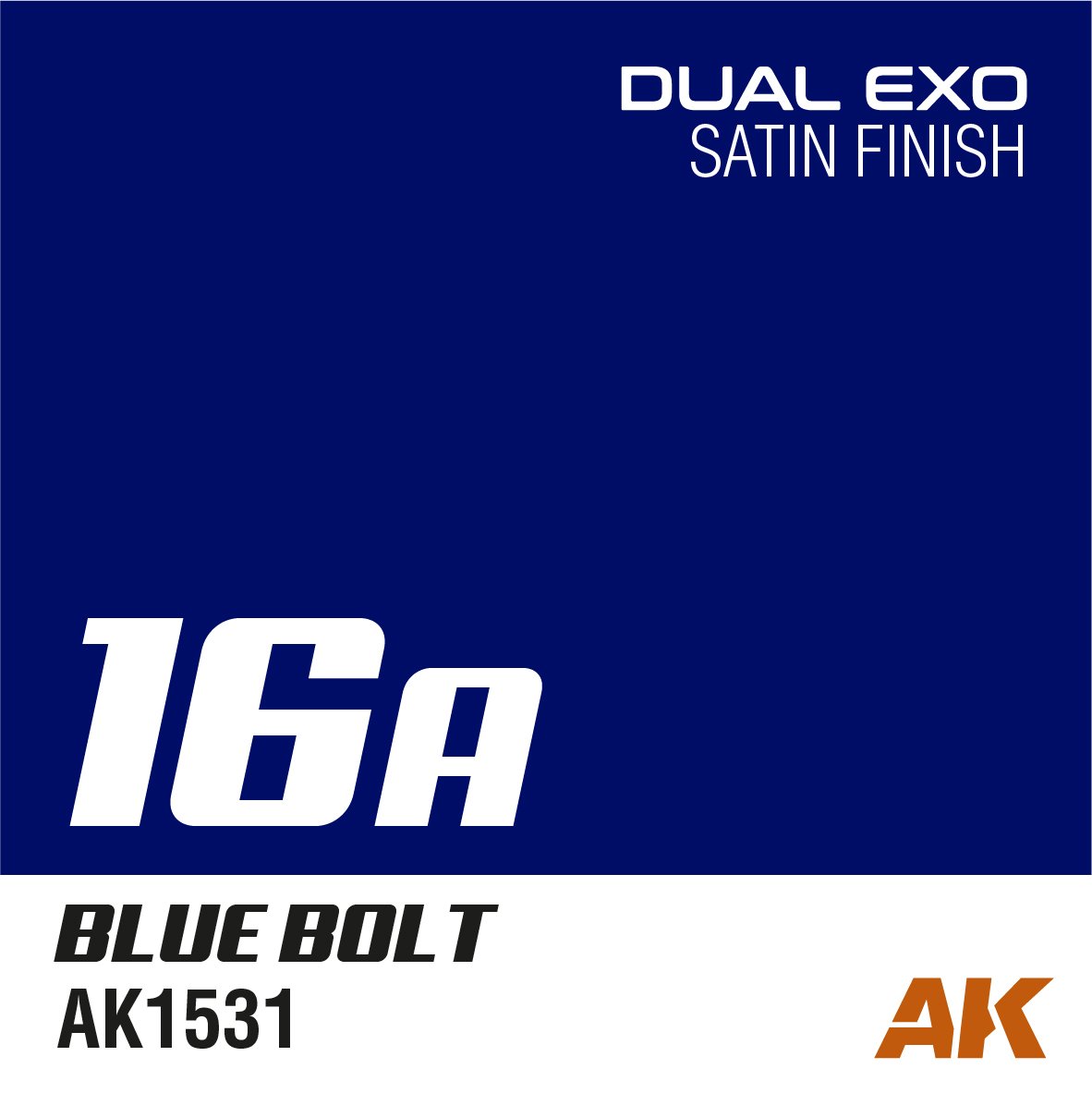AK Interactive AK1560 DUAL EXO SET 16 – 16A BLUE BOLT &amp;amp; 16B TURBO BLUE – zdjęcie 2