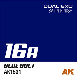 AK Interactive AK1560 DUAL EXO SET 16 – 16A BLUE BOLT &amp;amp; 16B TURBO BLUE – zdjęcie 2