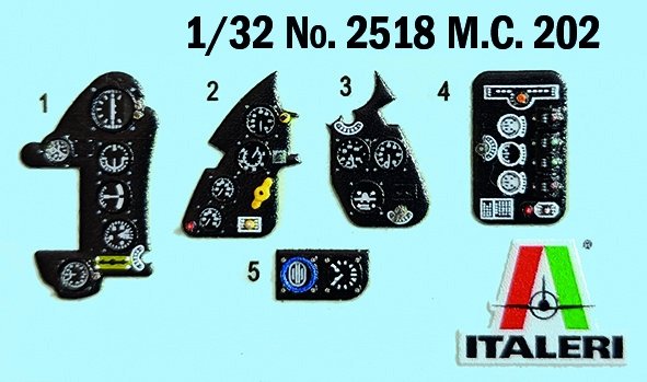 Italeri 2518 Macchi M.C. 202 Folgore 1/32 – Bild 8