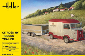 Heller 50331 Citroen HY + Goods Trailer 1/24 – immagine 2