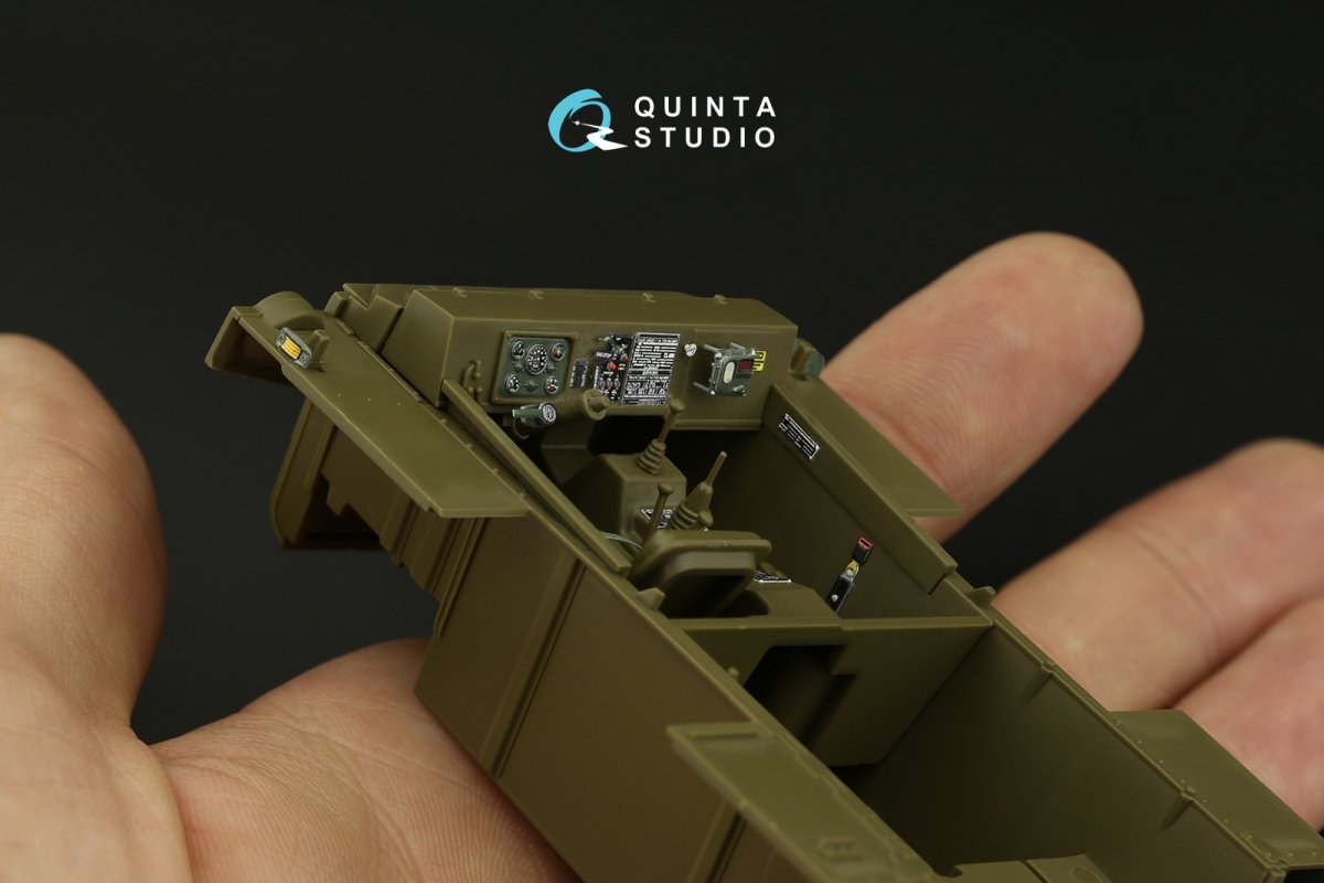 Quinta Studio QD35051 Gama Goat family 3D-Printed &amp;amp; coloured Interior on decal paper (Tamiya) 1/35 – immagine 13