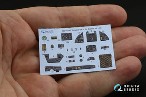 Quinta Studio QD48191 Tempest Mk.V 3D-Printed &amp;amp; coloured Interior on decal paper (Eduard) 1/48 – immagine 7