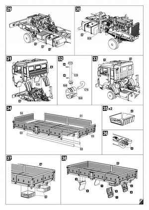 Armory Models 72448-R Camion cargo militaire russe moderne 6×6 mod.43114 1/72 – image 11