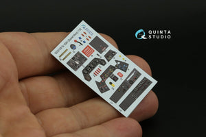 Quinta Studio QD32128 Ta 152H 3D-Printed &amp;amp; colored Interior on decal paper (Zoukei-Mura) 1/32 – image 3
