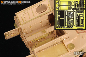 Maquette Voyager PEA224 BMP-3 MICV INER russe moderne (pour TRUMPETER 00364) 1/35