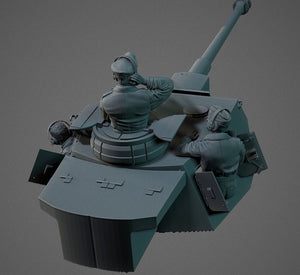 Panzer Art FI35-099 German Panzerjacke turret crew (PzIII &amp;amp; PzIV tanks) 1/35 – Bild 2