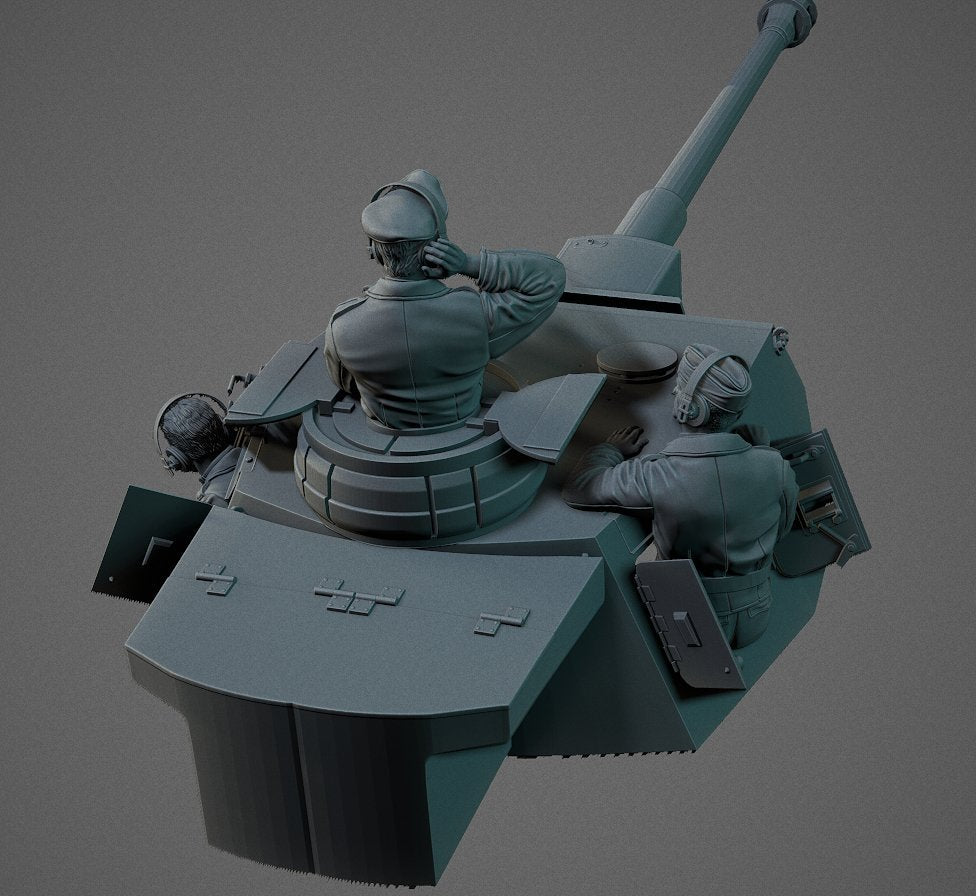 Panzer Art FI35-099 German Panzerjacke turret crew (PzIII &amp;amp; PzIV tanks) 1/35 – Bild 2