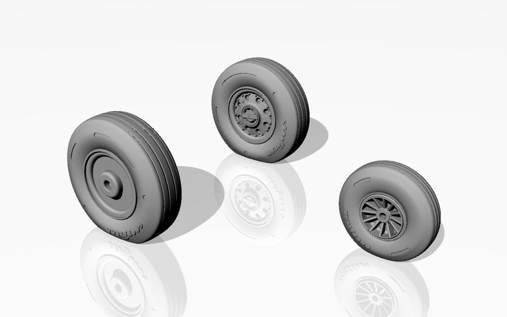 Armory Models AW48313 F-105 Thunderchief wheels w/ weighted tyres 1/48 – Bild 3